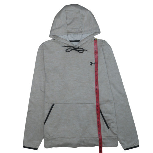 Under Armour Men's Beige ColdGear Pullover Hoodie Size L