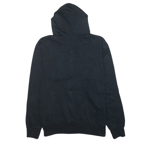 GAP Men's Black Full Zip Hoodie XL Fleece Lined Logo Sweatshirt
