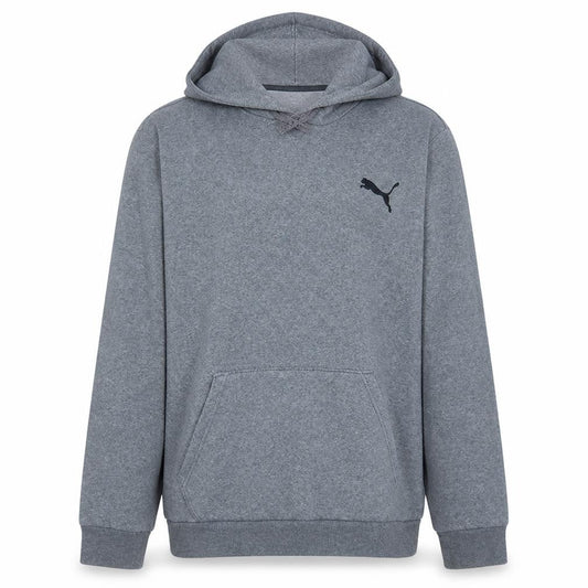 Puma Mens Grey Pullover Hoodie Size L Regular Fit Sportswear