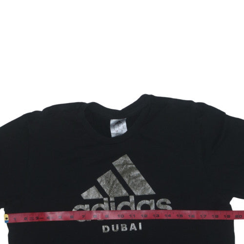 Adidas Men’s Black Dubai Logo Short Sleeve T-Shirt Size S
