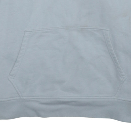 Levi's Men's White Pullover Hoodie L Relaxed Fit Logo Sweatshirt
