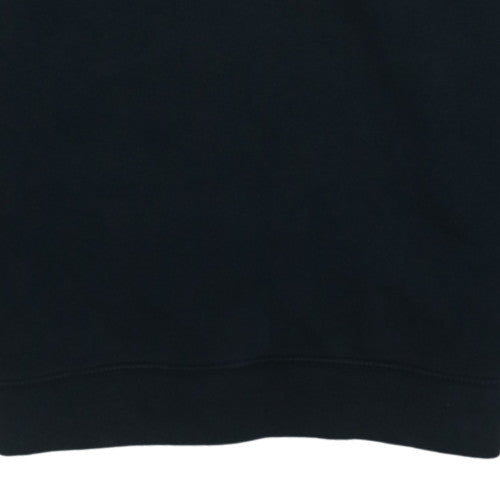 Nike Boys Black Fleece Pullover Sweatshirt 12-13 Years Logo Crew Neck