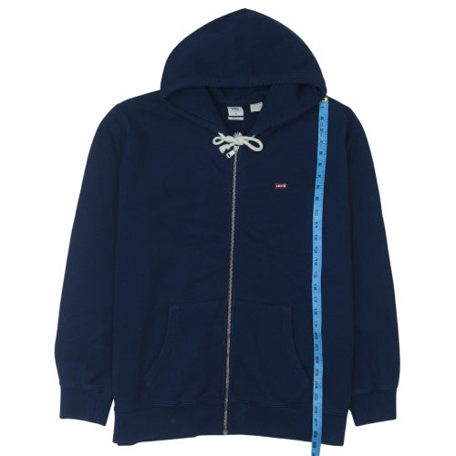 Levi's Men's Blue Full Zip Hoodie XL Standard Fit Cotton