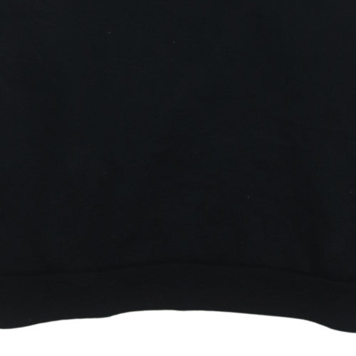 Disney Womens Black 2XL Pullover Hoodie with Mickey Mouse Print