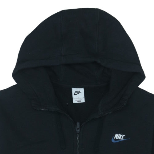 Nike Men's Black Full Zip Hoodie L Classic Fleece