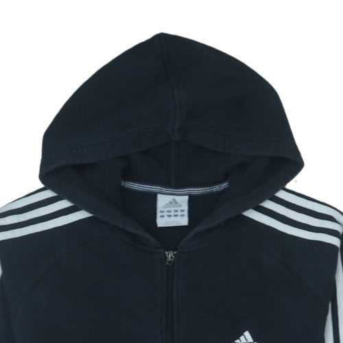 Adidas Men’s Black Full Zip Hoodie M Regular Sportswear