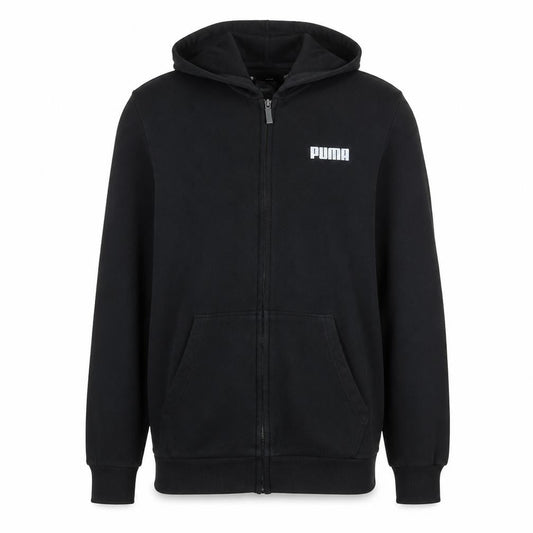 Puma Men's Black Full Zip Hoodie Size L Sportswear