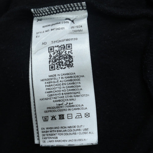 Puma Men's Black Full Zip Hoodie Size L Sportswear