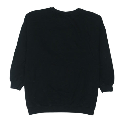Disney Womens Black L Sweatshirt Mickey & Friends Cartoon Graphic Pullover