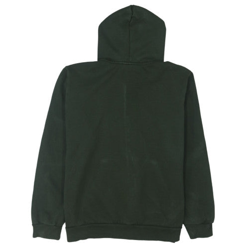 Puma Men's Green Full Zip Hoodie L Sports Fleece Sweatshirt