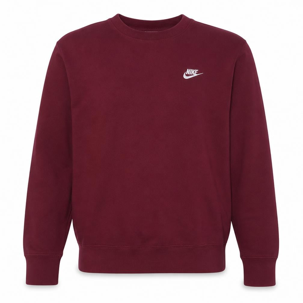 Nike Mens Red Crew Neck Pullover Sweatshirt Small