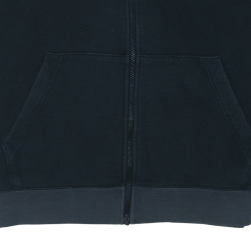 Nike Men's Black XL Full Zip Hoodie Cotton Blend Fleece