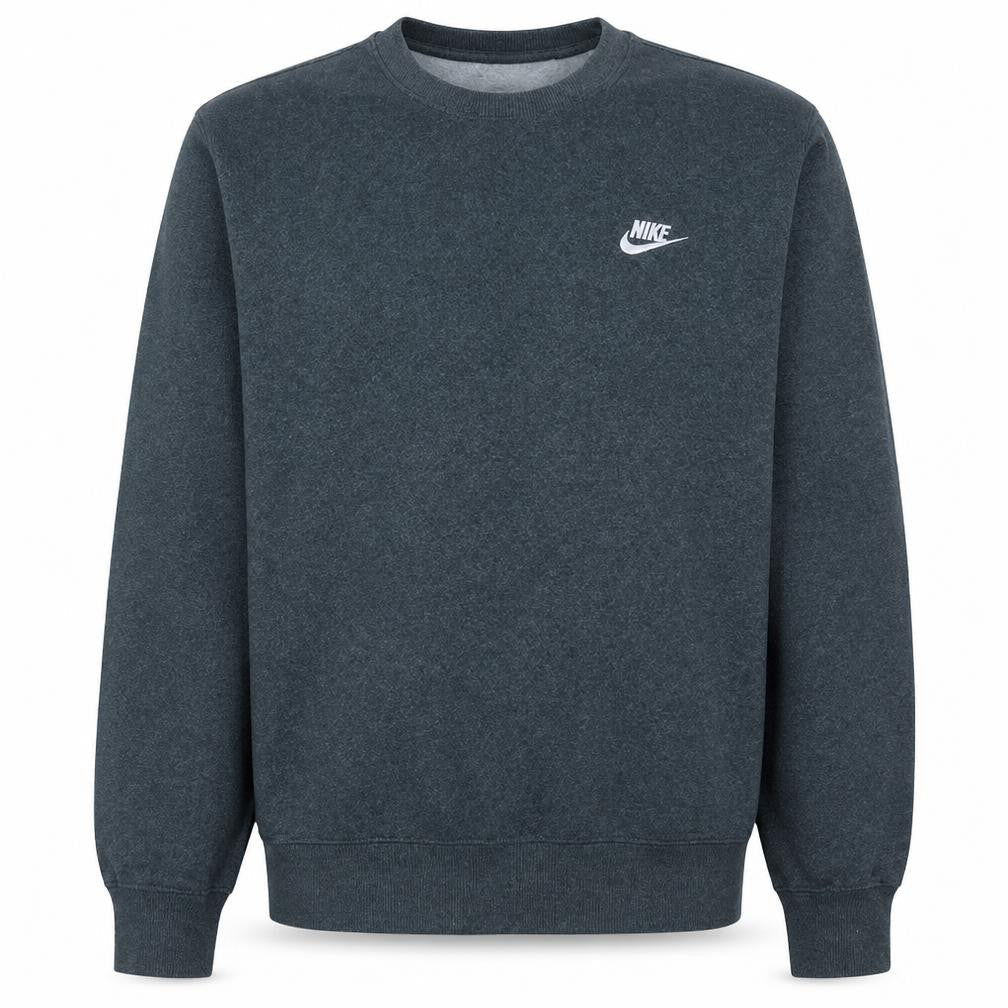 Nike Men's Grey Crew Neck Pullover Sweatshirt Size S