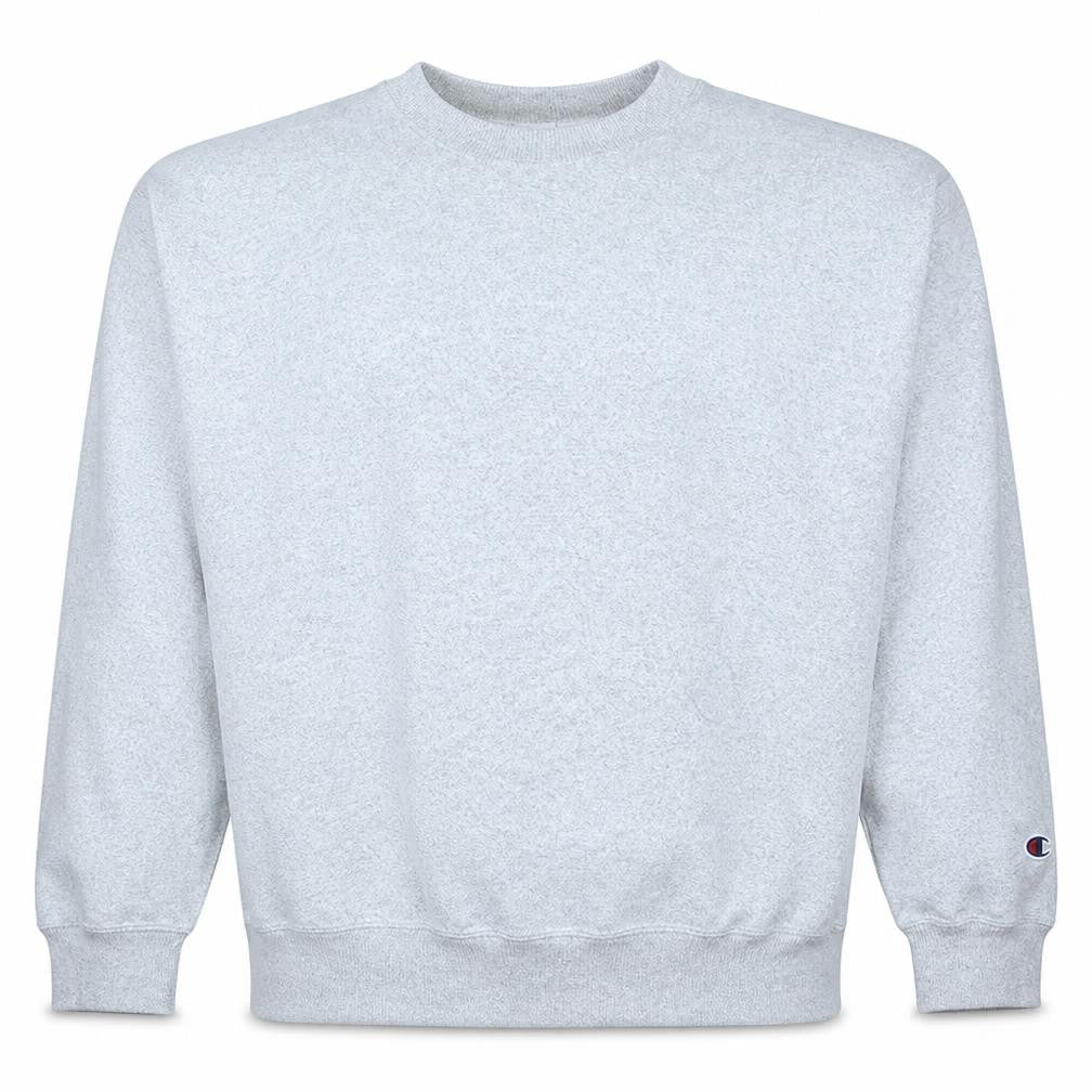 Champion Men's Grey 2XL Crew Neck Pullover Sweatshirt