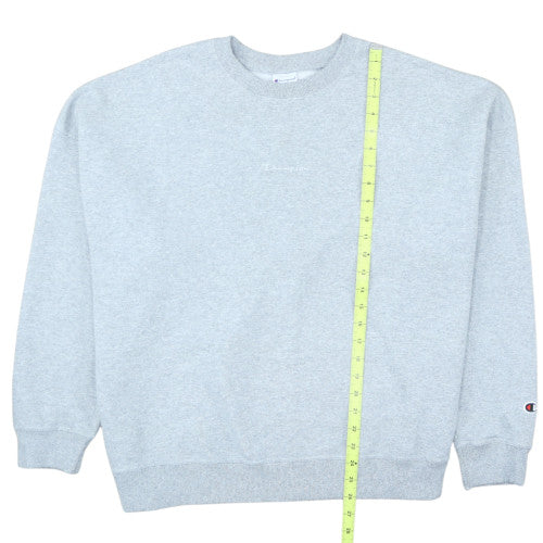Champion Men's Grey 2XL Crew Neck Pullover Sweatshirt