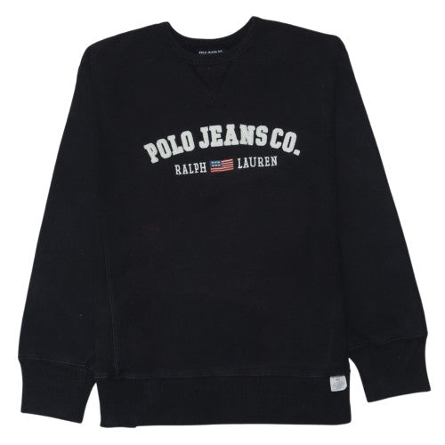 Ralph Lauren Polo Jeans Co. Black Men's Large Crew Neck Sweatshirt