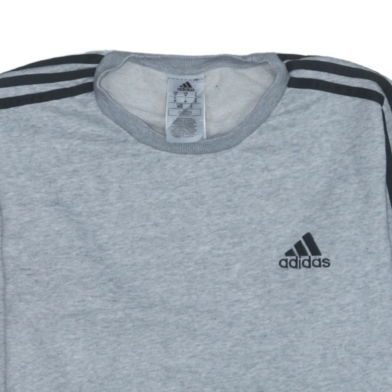 Adidas Men's Grey M Pullover Crew Neck Sweatshirt
