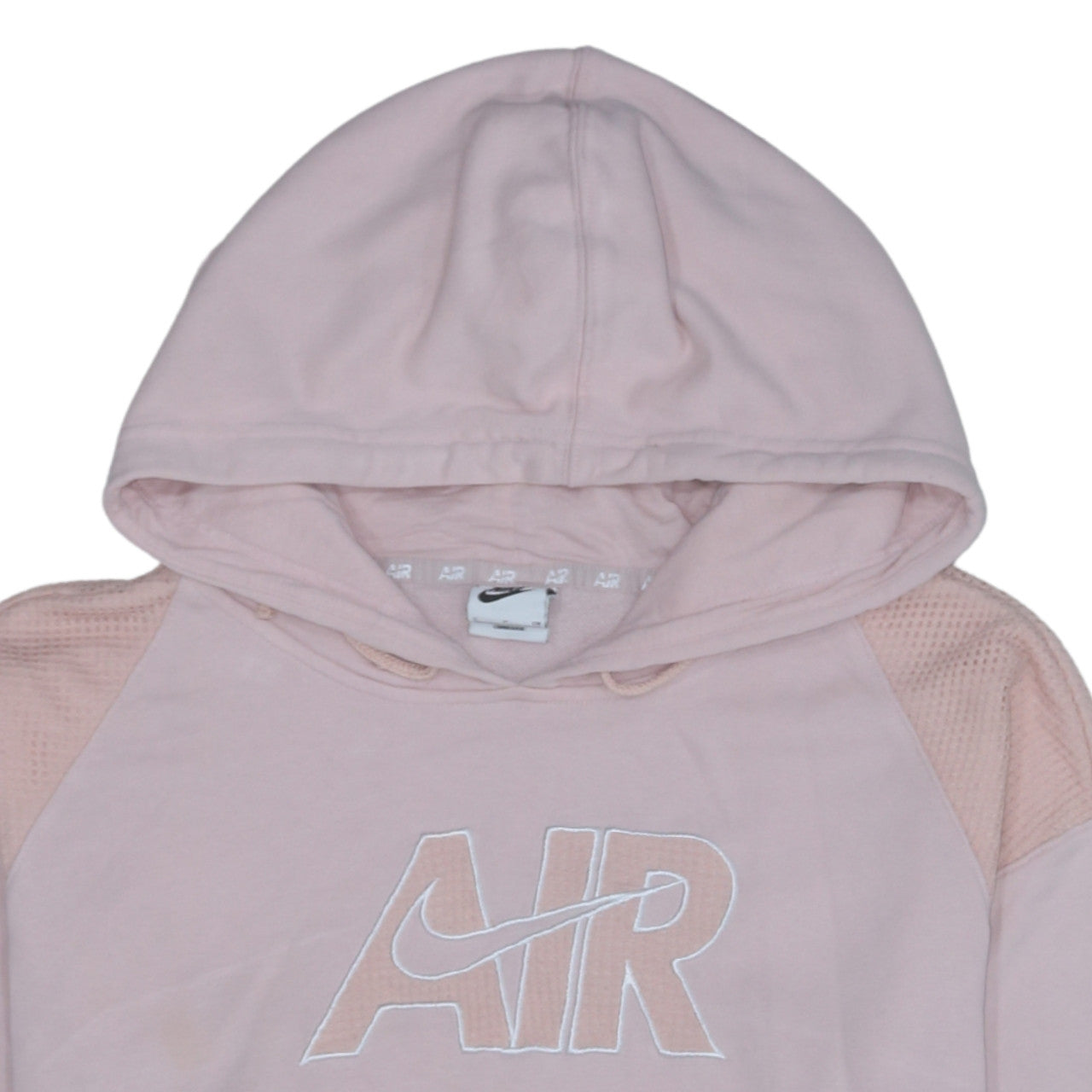 Nike Women’s Pink Pullover Hoodie Small AIR Logo Casual Hooded Sweatshirt