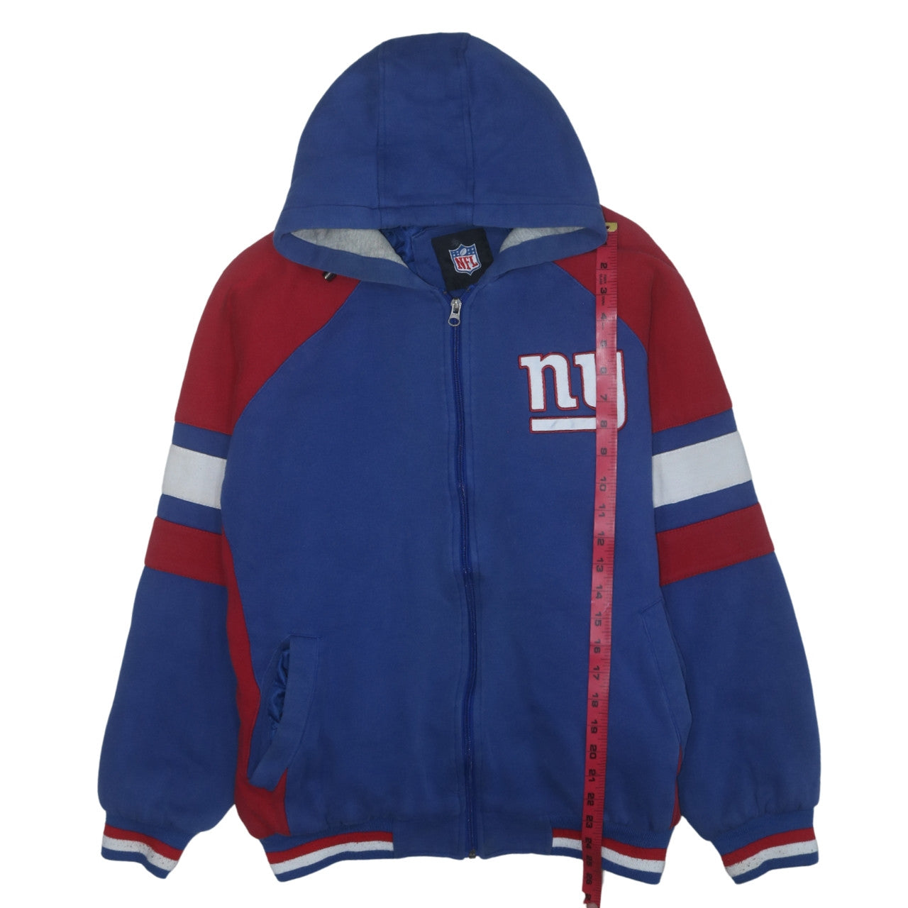 NFL Men’s Blue Red Giants Full Zip Hoodie Size M