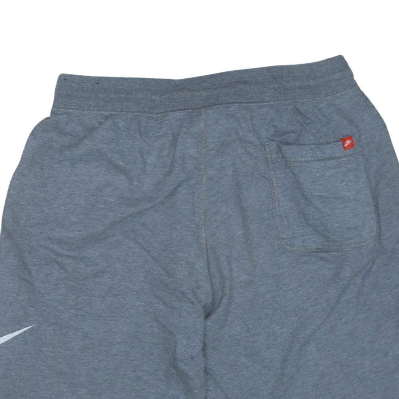 Nike Men's Grey Regular Fit Sweat Shorts Size L with Drawstring Waist