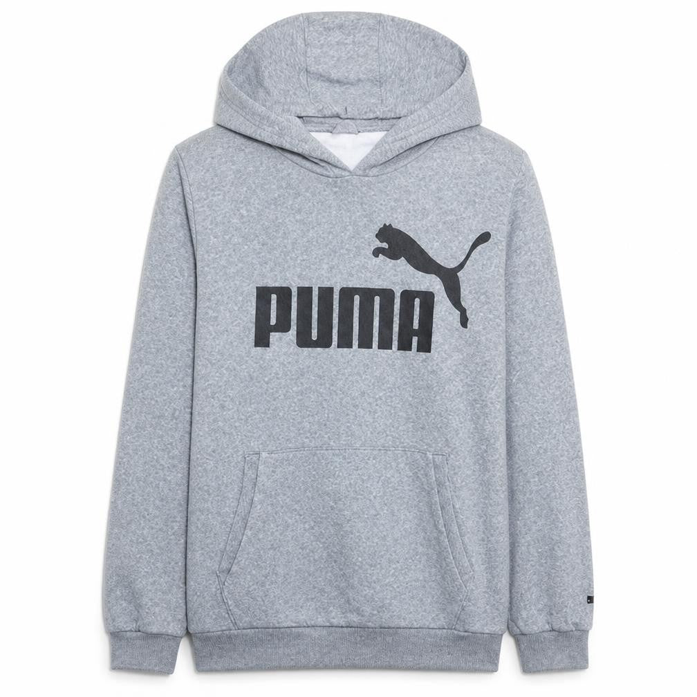 Puma Men’s Grey XL Pullover Hoodie Sweatshirt with Logo Graphic