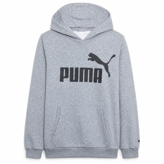 Puma Men’s Grey XL Pullover Hoodie Sweatshirt with Logo Graphic