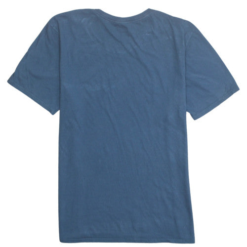 Nike Men's Blue Athletic Fit Logo T-Shirt Size L