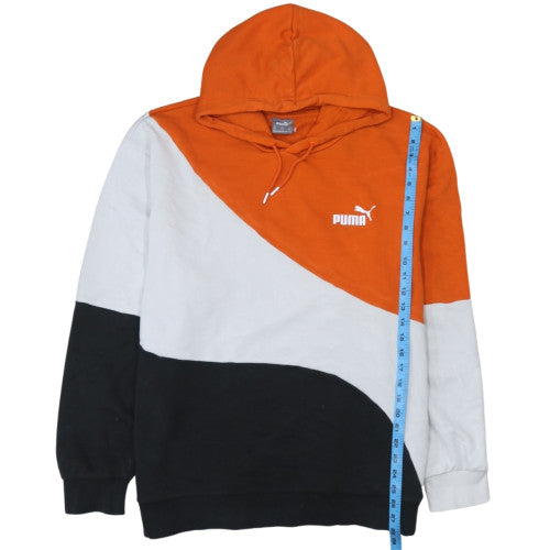 Puma Men's Multicoloured Pullover Hoodie 2XL Sports Cotton Blend