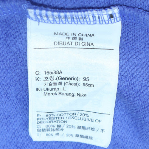 Nike Women’s Blue Crew Neck Pullover Sweatshirt Size L
