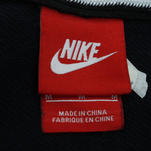 Nike Men's Blue Full Zip Hoodie Size M Fleece Regular Fit