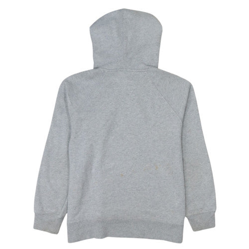 Levi's Womens Grey Logo Hooded Pullover Sweatshirt Size M