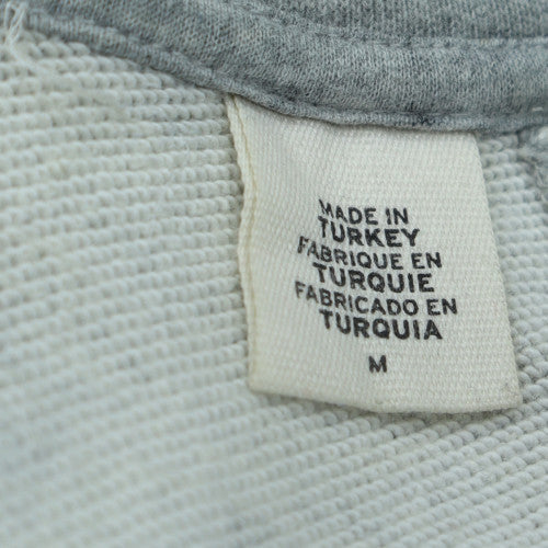 Levi's Womens Grey Logo Hooded Pullover Sweatshirt Size M