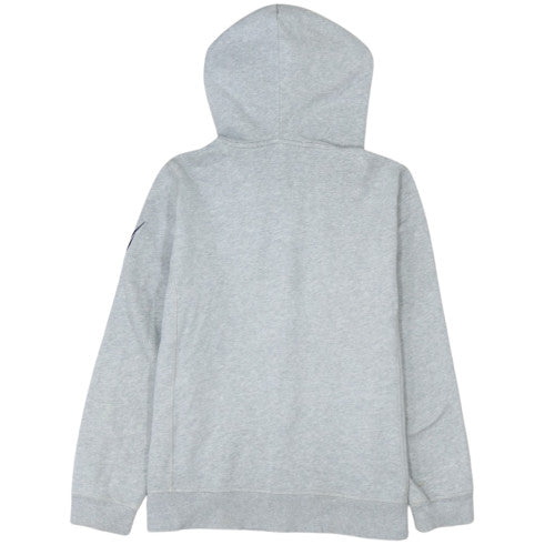 Nautica Men's Grey Full Zip Hoodie XL Classic Logo Fleece