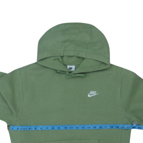 Nike Men's Green Pullover Hoodie Size S Regular Fit Fleece