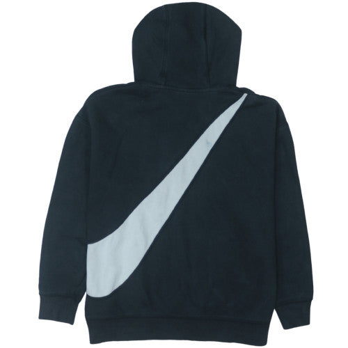Nike Mens Black Pullover Hoodie M Classic Logo Design