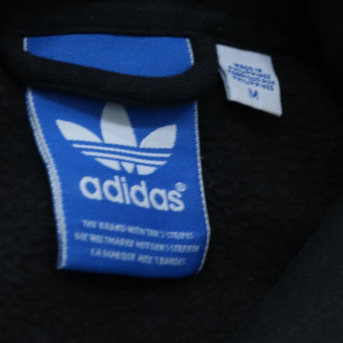 Adidas Men's Black Pullover Hoodie M Logo Graphic Fleece