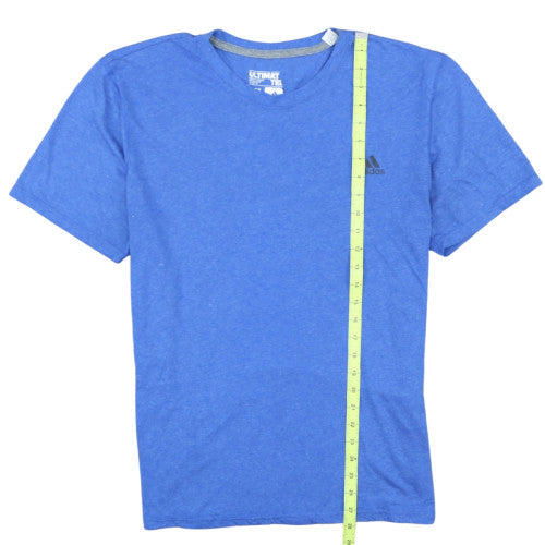 Adidas Men's Blue XL Ultimate Tee Crew Neck Sports T-Shirt