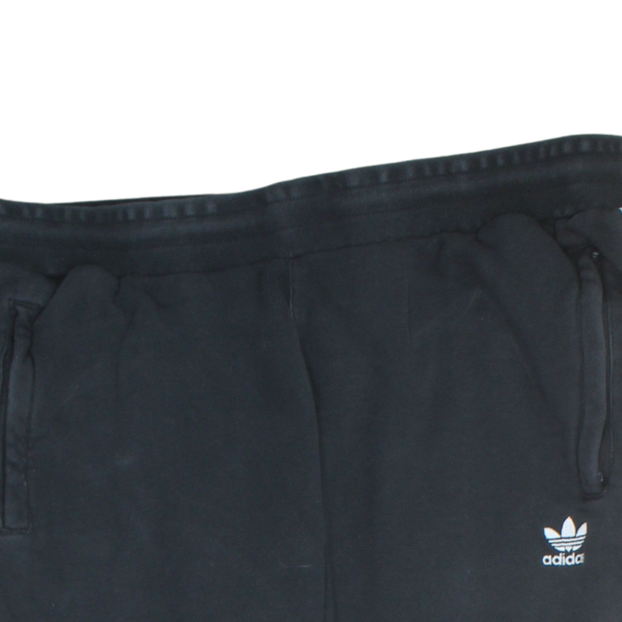 Adidas Mens Black XL Track Pants Tapered Striped Activewear
