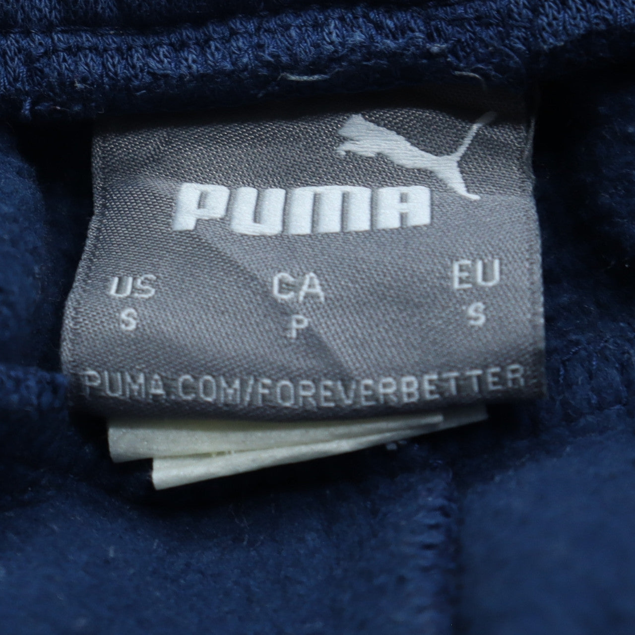 Puma Men's Blue Small Jogger Sweatpants Tapered Fleece Activewear