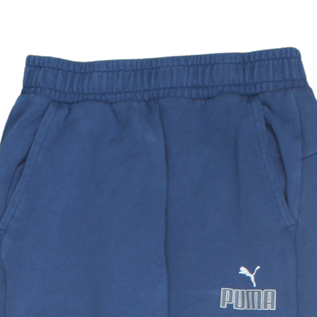 Puma Men's Blue Small Jogger Sweatpants Tapered Fleece Activewear