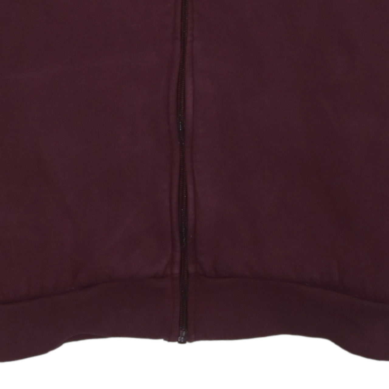 Puma Men's Brown Full Zip Hoodie Size L with Logo Detail