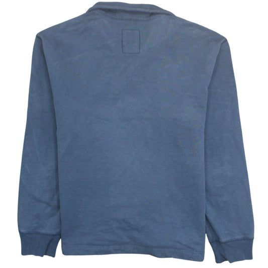 GAP Men's Blue XL 1/4 Zip Collared Sweatshirt Cotton Pullover