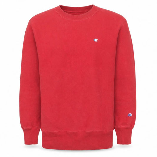 Champion Men's Red XL Reverse Weave Crew Neck Sweatshirt
