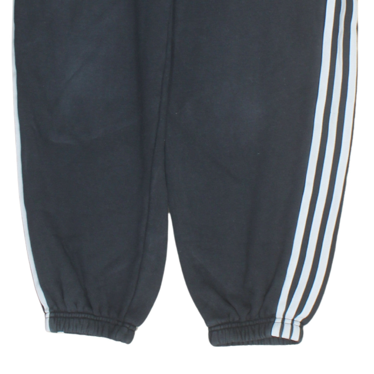 Adidas Womens Black Jogger Trousers Size 6 with Side Stripes