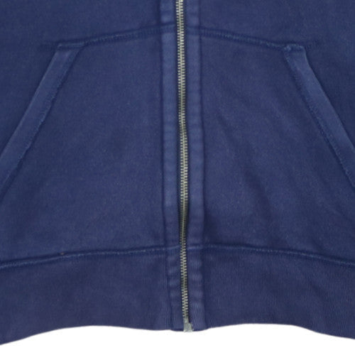 Ralph Lauren Men's Blue Full Zip Hoodie Size M Cotton Fleece