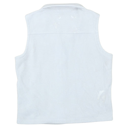 Tommy Hilfiger Men's White Fleece Bodywarmer Waistcoat M
