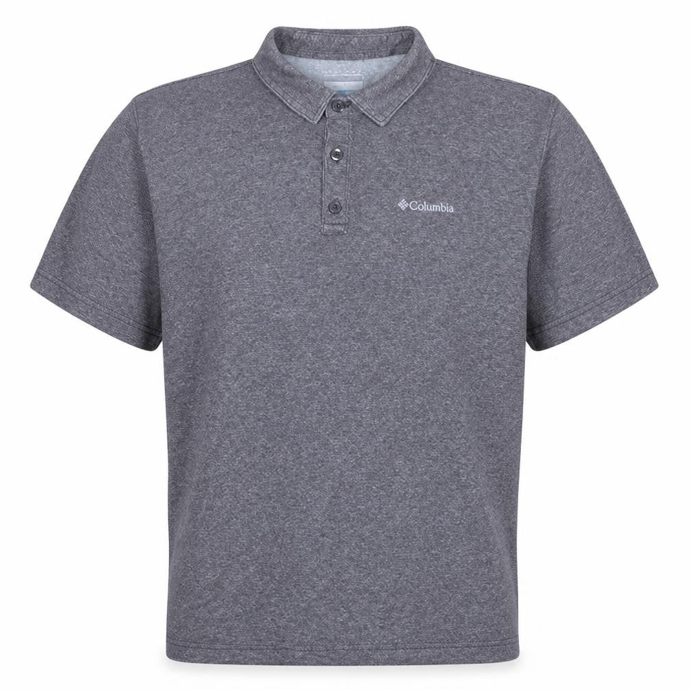 Columbia Men's Grey Omni-Wick Short Sleeve Polo Shirt XL