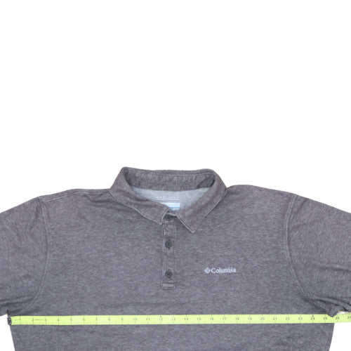 Columbia Men's Grey Omni-Wick Short Sleeve Polo Shirt XL