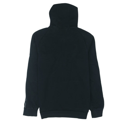 Adidas Men's Black Medium Pullover Hoodie with Logo and Kangaroo Pocket