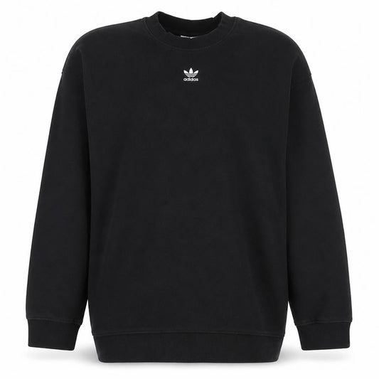 Adidas Women's Black Crew Neck Long Sleeve Pullover Sweatshirt Size 16